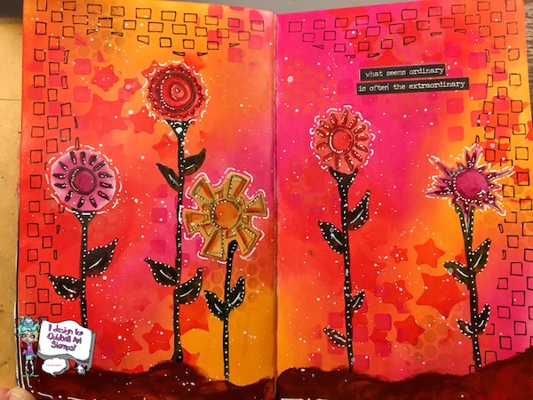 EK Gorman Oddball Art Journal a