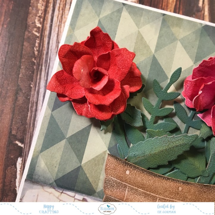 EK Gorman, Elizabeth Craft Designs, Susan's Garden Rose 3 c