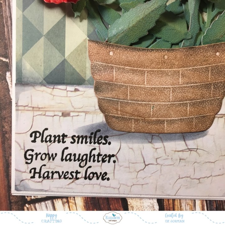 EK Gorman, Elizabeth Craft Designs, Susan's Garden Rose 3 d