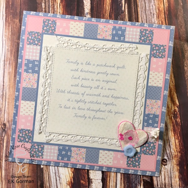 EK Gorman White Rose Crafts a