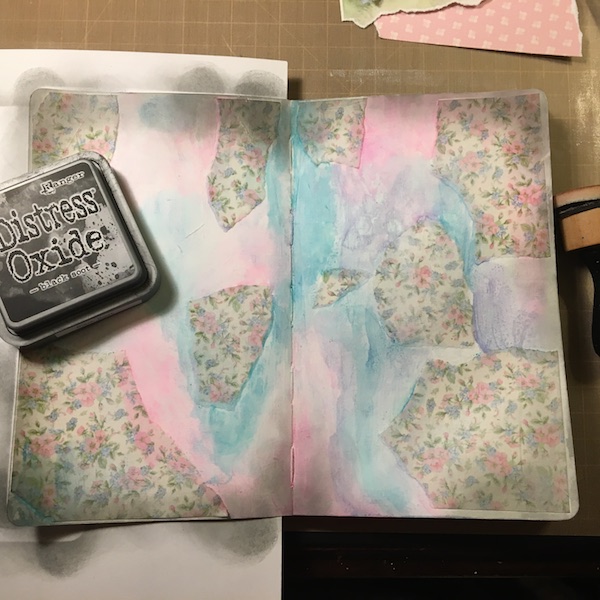 EK Gorman, White Rose Crafts Art Journal Page n