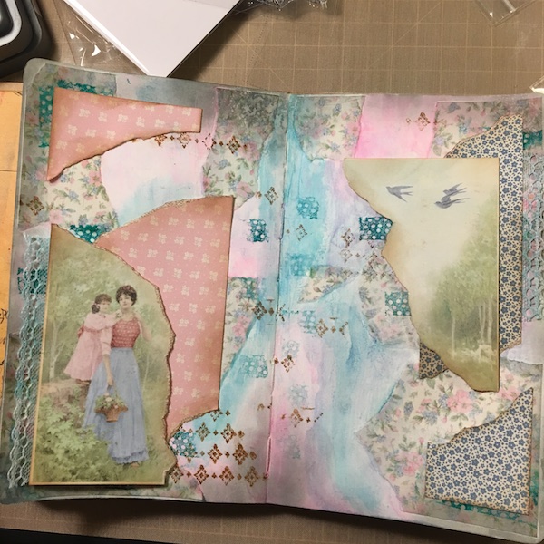 EK Gorman, White Rose Crafts Art Journal Page r