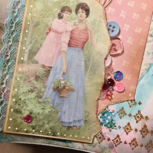 EK Gorman, White Rose Crafts Art Journal Page y