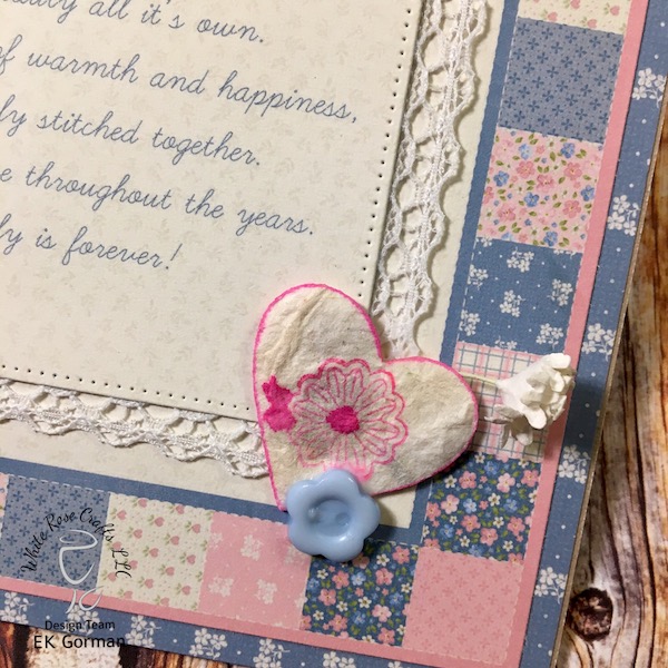 EK Gorman White Rose Crafts c