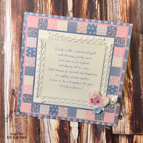 EK Gorman White Rose Crafts d