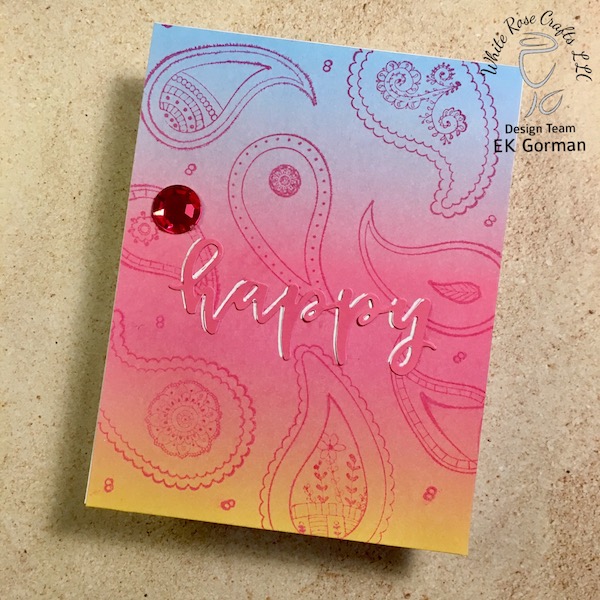 EK Gorman, White Rose Crafts Card Kit a