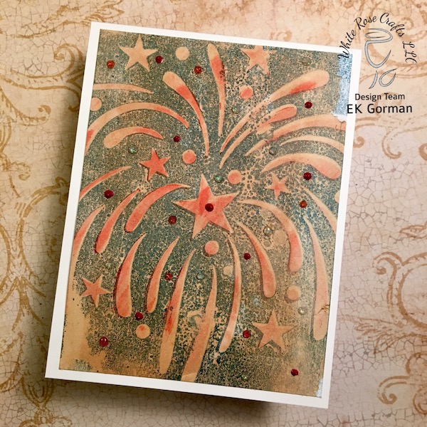 EK Gorman White Rose Crafts inking up h