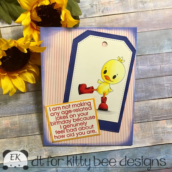 EK Gorman, Kitty Bee Designs, Aloha Friday Challenge 125 c