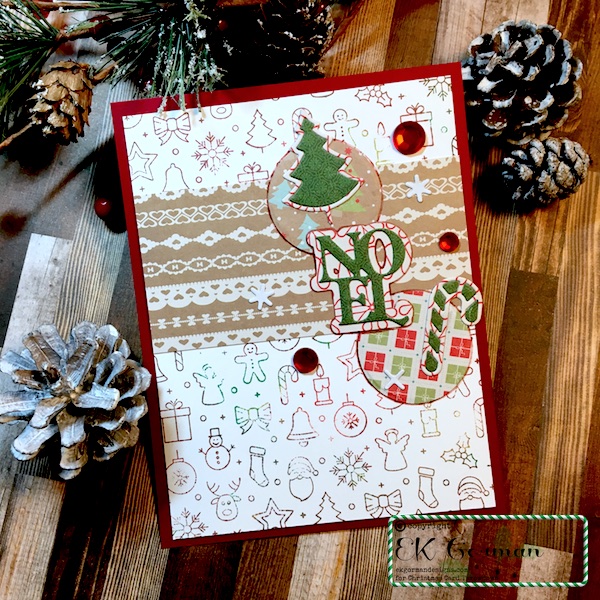 EK Gorman, CHristams Card Throwdown a