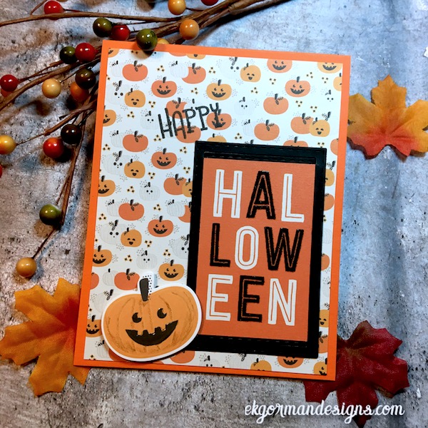 EK Gorman, SSS October Halloween Kit g