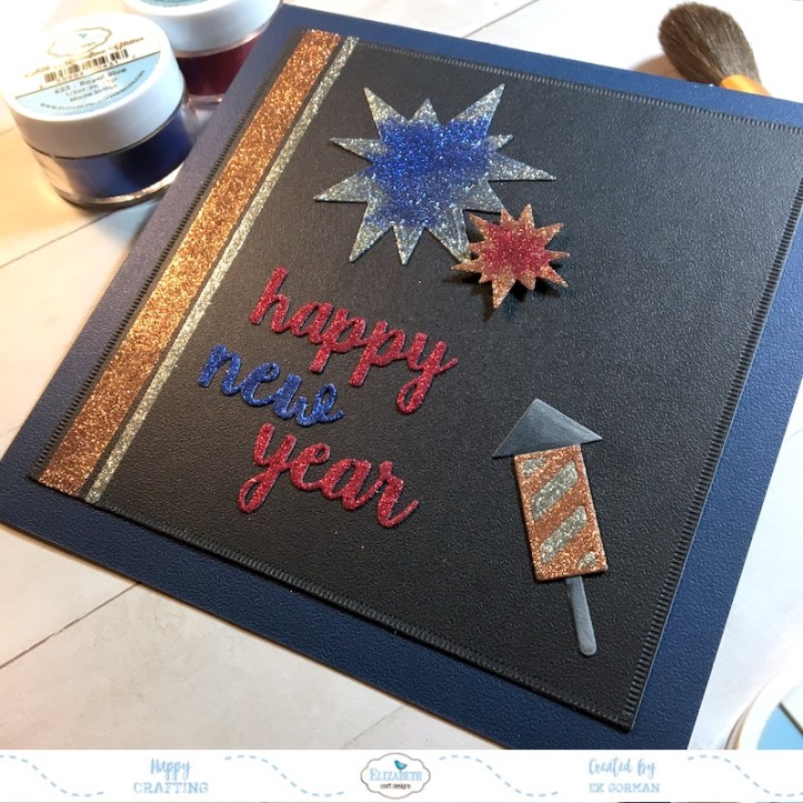 EK Gorman, Elizabeth Craft Designs, Happy New Year b