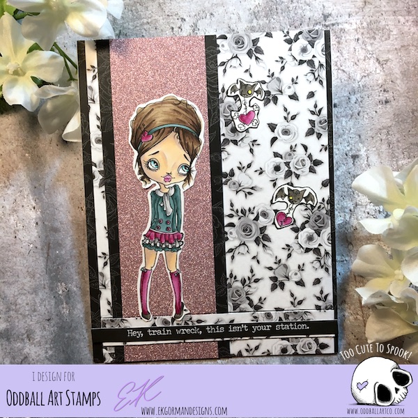 EK Gorman, Oddball Art Jan-19 challenge a