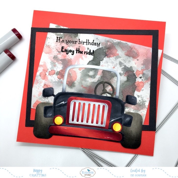 ek gorman, elizabeth craft designs, hot rod a