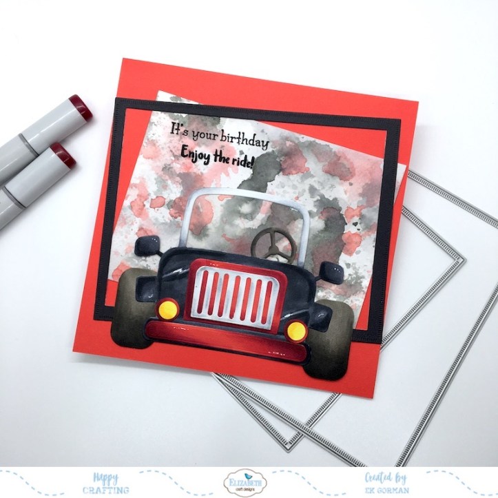 ek gorman, elizabeth craft designs, hot rod b