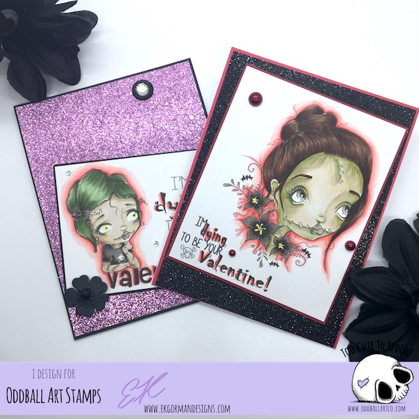 EK Gorman, Oddball Art 2:12 zombies need love too g