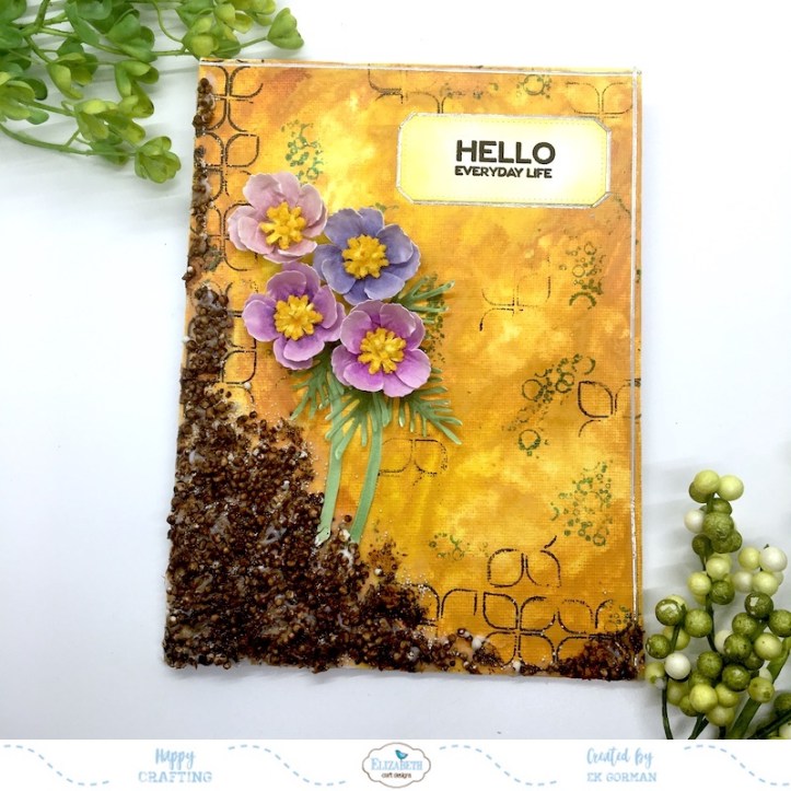 EK Gorman, Elizabeth Craft Designs, Cosmos canvas a