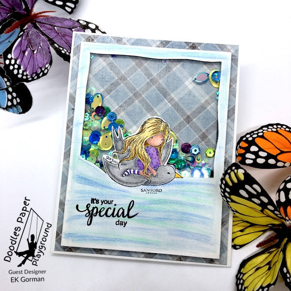 EK Gorman, Doodles Paper Playgournd, Peacock Pizzazz a