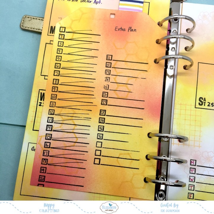 EK Gorman, Elizabeth Craft Designs, May Planner b