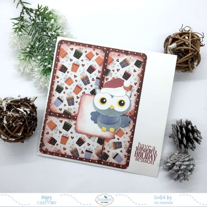 EK Gorman, Elizabeth Craft Designs, holiday release c