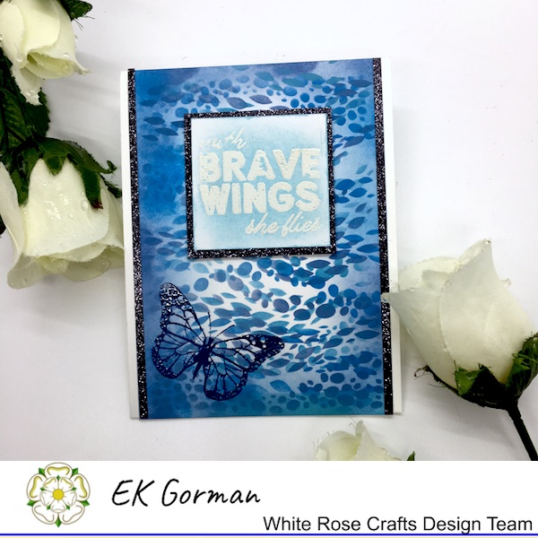 EK Gorman, White Rose Crafts, embossing a