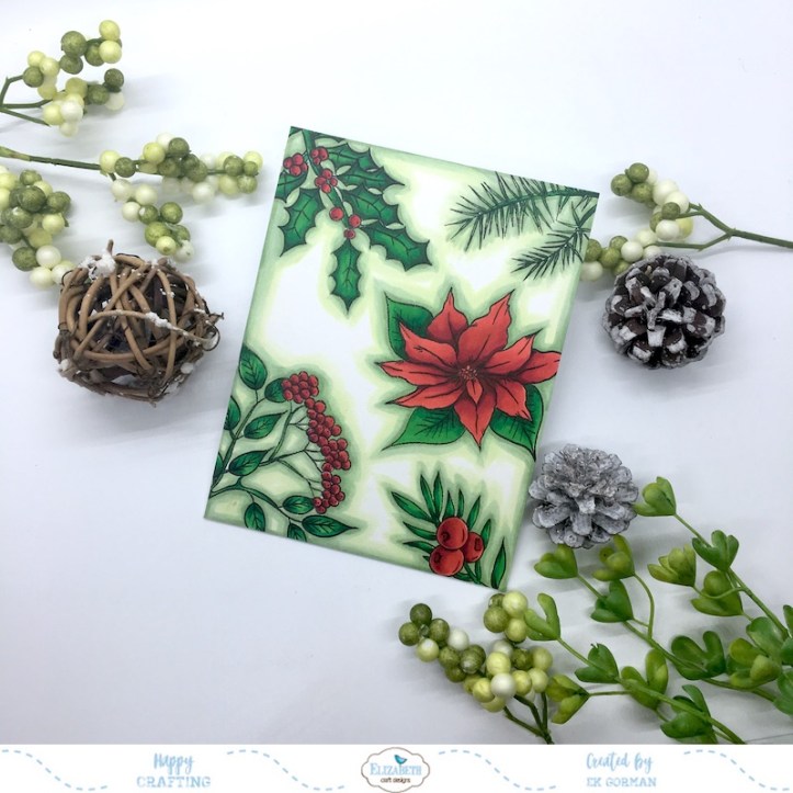 EK Gorman, Elizabeth Craft Designs Christmas Flower c