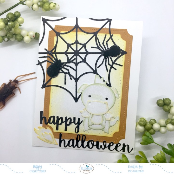EK Gorman, Elizabeth Craft Designs Halloween Dragon a
