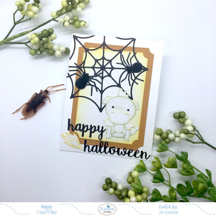 EK Gorman, Elizabeth Craft Designs Halloween Dragon c