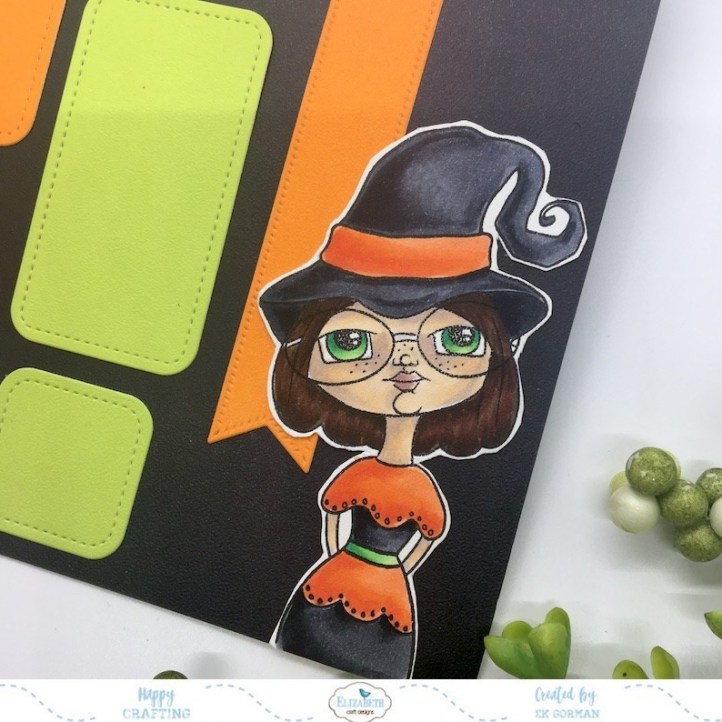 EK Gorman, Elizabeth Craft Designs Witch c