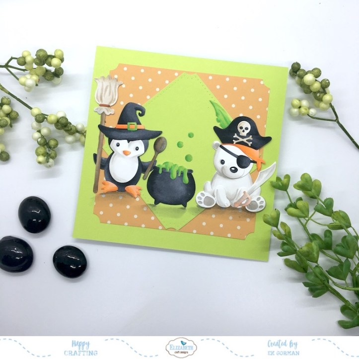 EK Gorman, Elizabeth Craft Designs, Xmas Friends Dress Up c