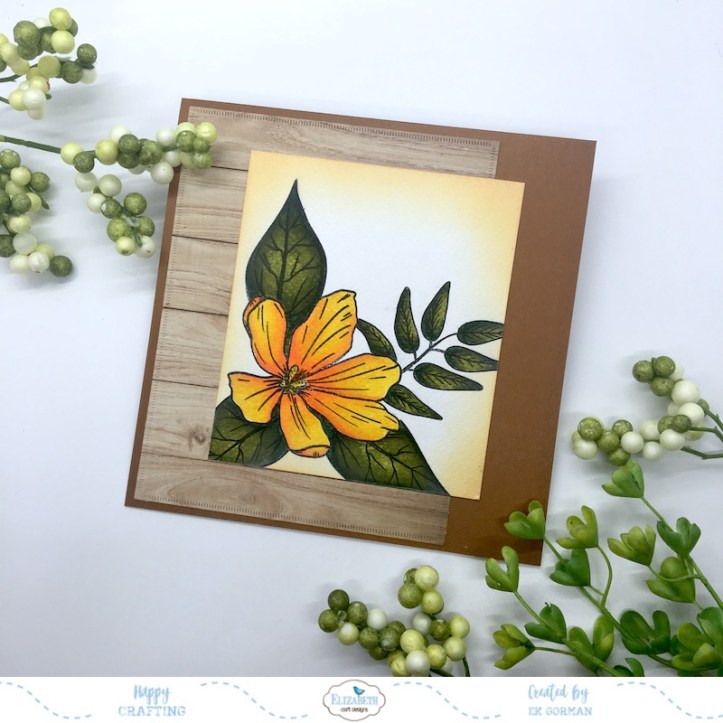 EK Gorman, Elizabeth Craft Designs, Yellow Flower c