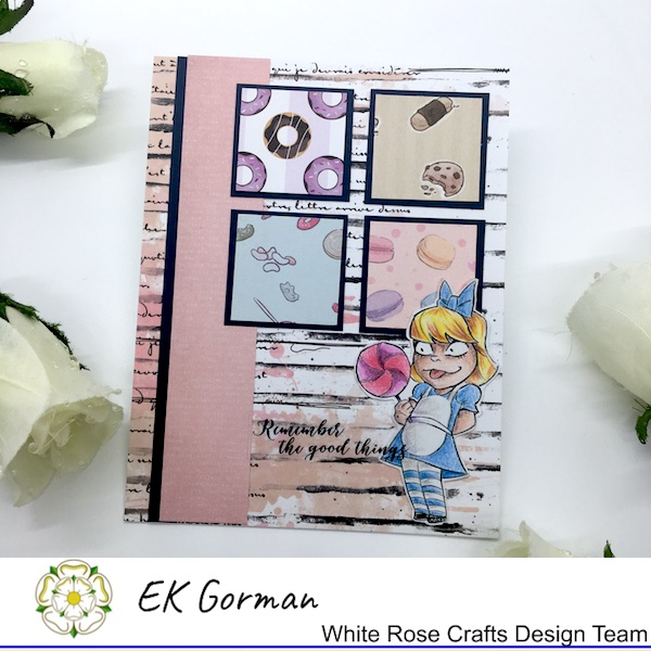 EK Gorman, White Rose Crafts, August Sketch a