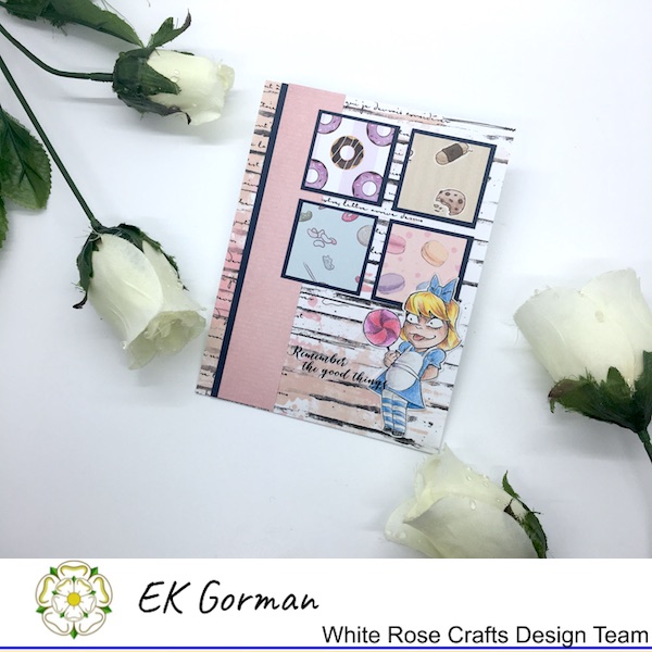 EK Gorman, White Rose Crafts, August Sketch c