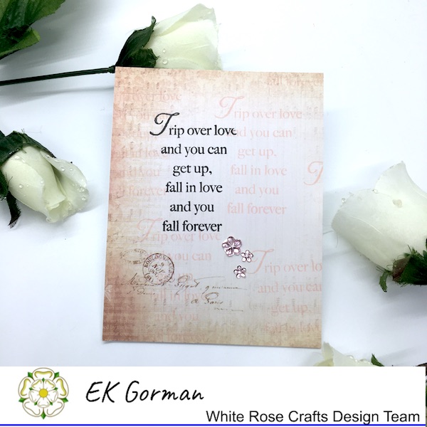 EK Gorman, White Rose Crafts, Vintage Rose FFC1 g
