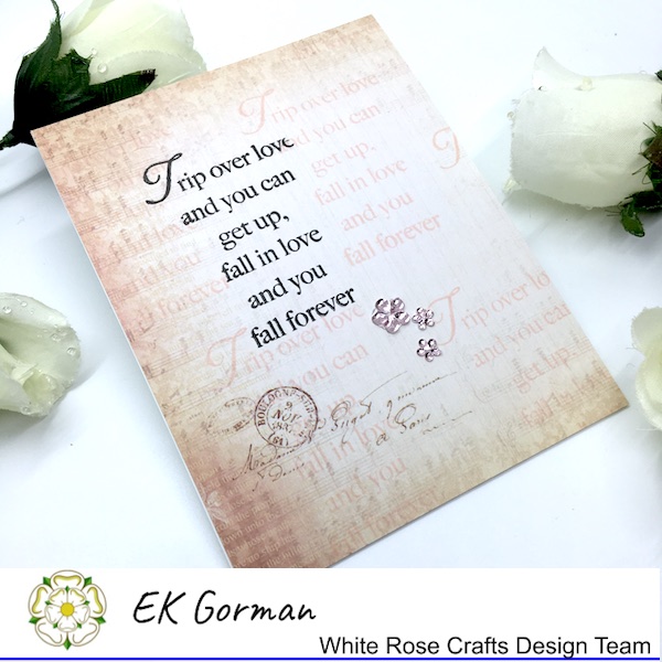 EK Gorman, White Rose Crafts, Vintage Rose FFC1 h
