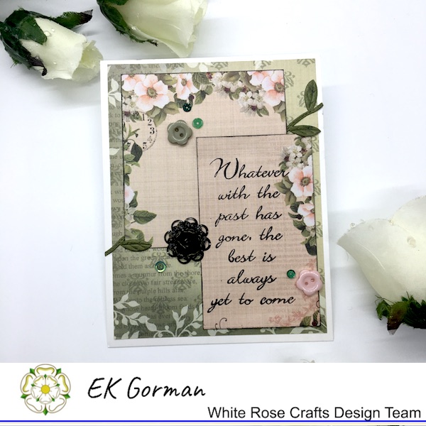 EK Gorman, White Rose Crafts, September Sketch Challenge a
