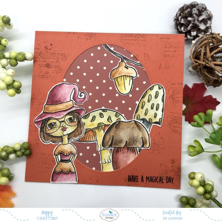 EK Gorman, Elizabeth Craft Designs, Autumn Witch a