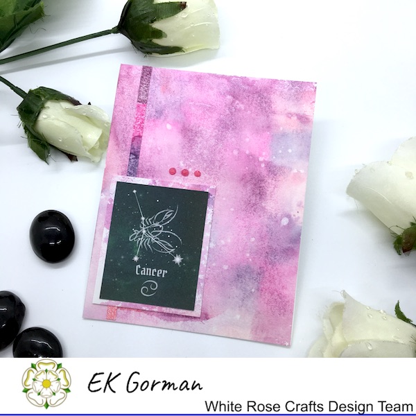 EK Gorman, White Rose Crafts mixed media scrapberry e