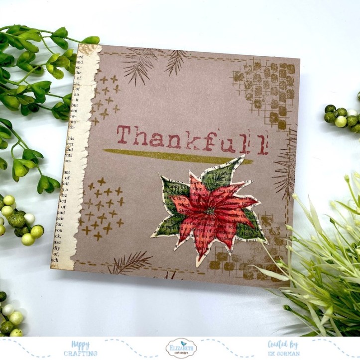 EK Gorman, Elizabeth Craft Designs, Xmas thank you a